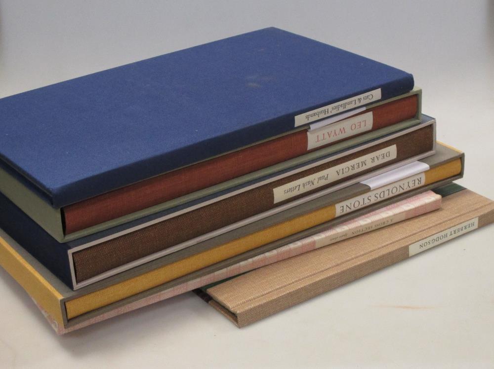 FLEECE Press Six volumes: Reynolds Stone (1992), Dear Mercia (1991), Leo Wyatt (1988), Cats &