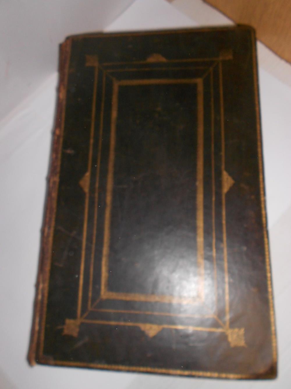 Prayer Book and Bible. Book of Common Prayer, 1728, folio, title damaged, bound with Bible title