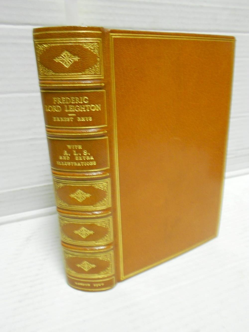 RHYS (Ernest) Frederic Lord Leighton an Illustrated Record, G. Bell & Sons 1900, 8vo, extra-