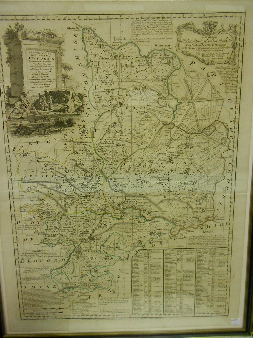 C & J Greenwood, Map of the County of Cambridge; Map of the County of Hertford; Map of the County of - Image 2 of 2