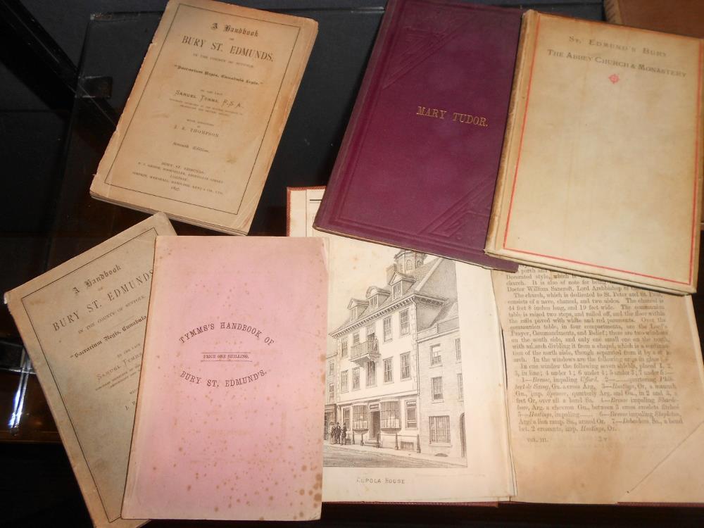 Suffolk - Bury St. Edmunds. Collection of histories, including works by Tymms (four handbooks 1864- - Image 2 of 3