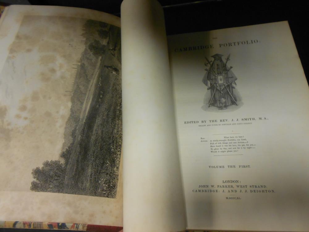 SMITH (Rev J.J) The Cambridge Portfolio, 2 volumes, London: John W Parker 1840, 4to, numerous - Image 2 of 5