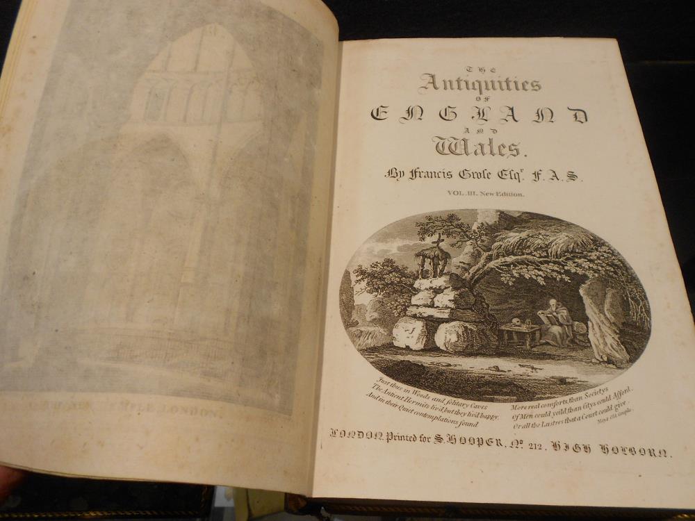 GROSE (Francis) The Antiquities of England and Wales, New Edition circa 1785, 8vo, in 8 vols,
