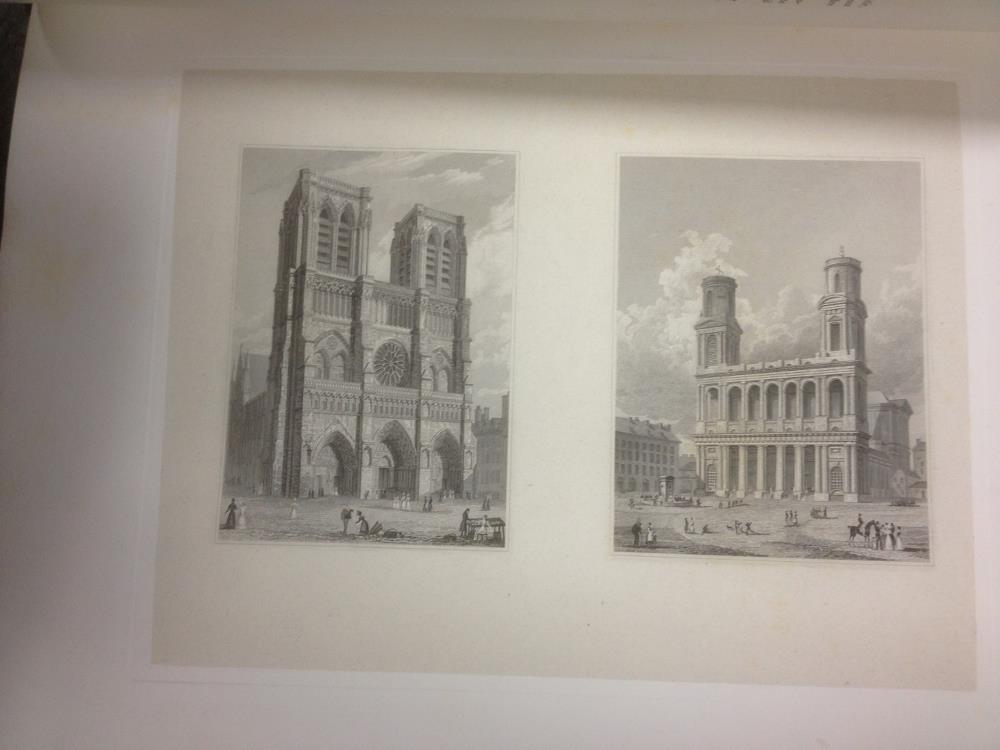 PUGIN & HEATH Paris and its Environs, 2 volumes London 1831, 4to, large paper edition, mounted India - Image 4 of 6