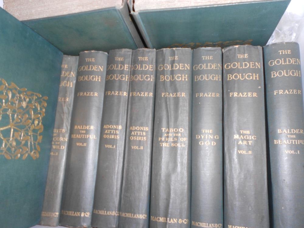 Literature, various. FRAZER (Sir J G) The Golden Bough, 12 vols., third edition, c.1925, 8vo, - Image 4 of 4