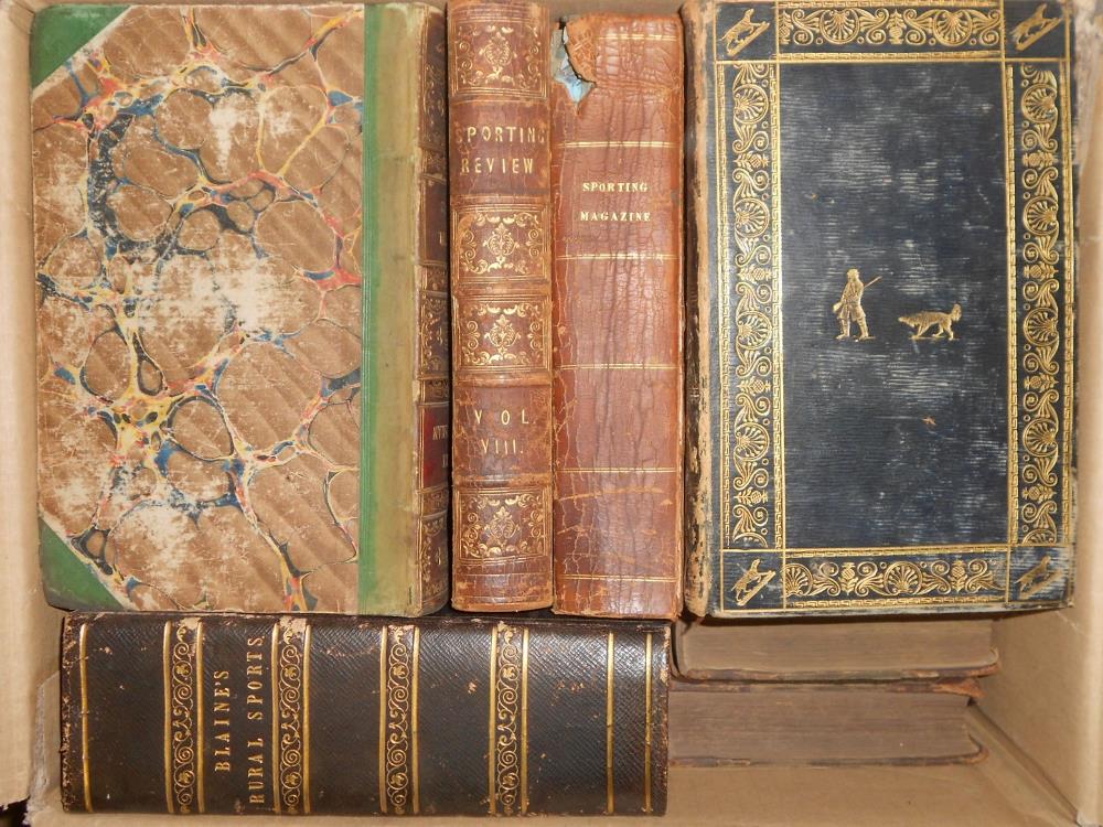 Sporting pursuits. BLAINE (D P) An Encyclopaedia of Rural Sports, 1840, thick 8vo, numerous wood - Image 3 of 3