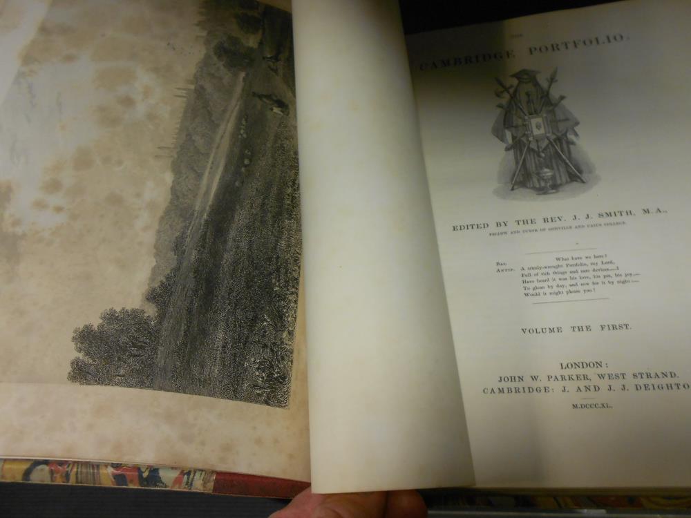 SMITH (Rev J.J) The Cambridge Portfolio, 2 volumes, London: John W Parker 1840, 4to, numerous - Image 3 of 5