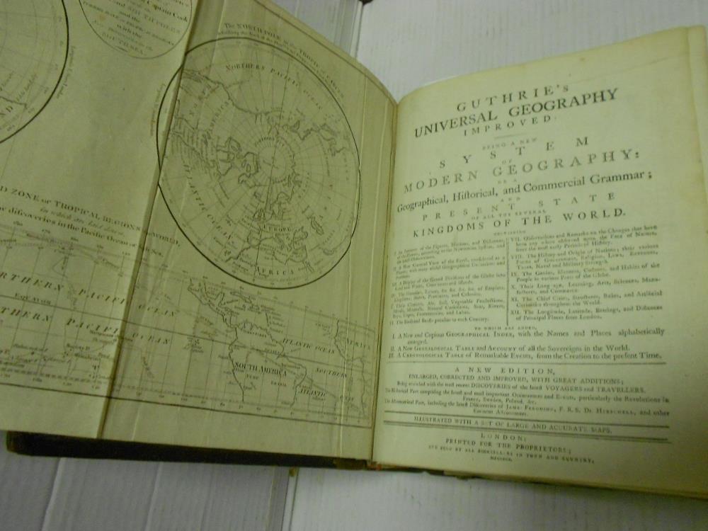 GUTHRIE (William) Universal Geography Improv'd, 1795, 4to, new edition, folding maps (Cook's chart - Image 6 of 9