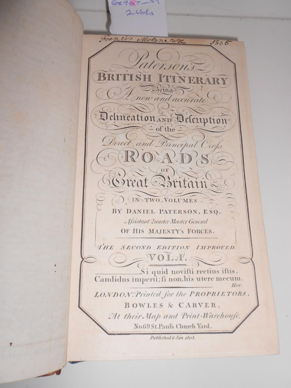 PATERSON (Daniel) Paterson's British Itinerary: being a new and accurate Delineation and Description - Image 3 of 4