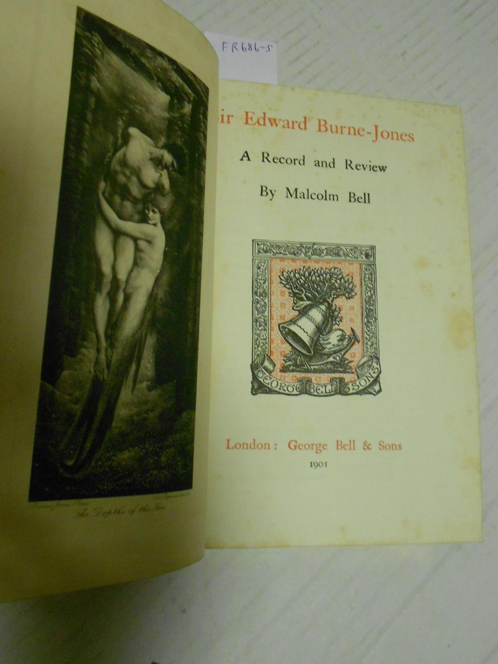 BELL (Malcolm) Sir Edward Burne-Jones a record and review, G. Bell & Sons 1901, 8vo, slight - Image 3 of 3