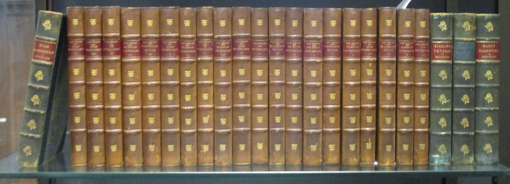 Bindings. ELIOT (G) Works, 7 vols. c.1900, 8vo, half calf; SHAKESPEARE Works, 12 vols. c.1900, - Image 2 of 10