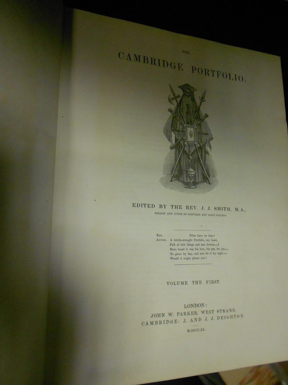 SMITH (Rev J.J) The Cambridge Portfolio, 2 volumes, London: John W Parker 1840, 4to, numerous - Image 4 of 5