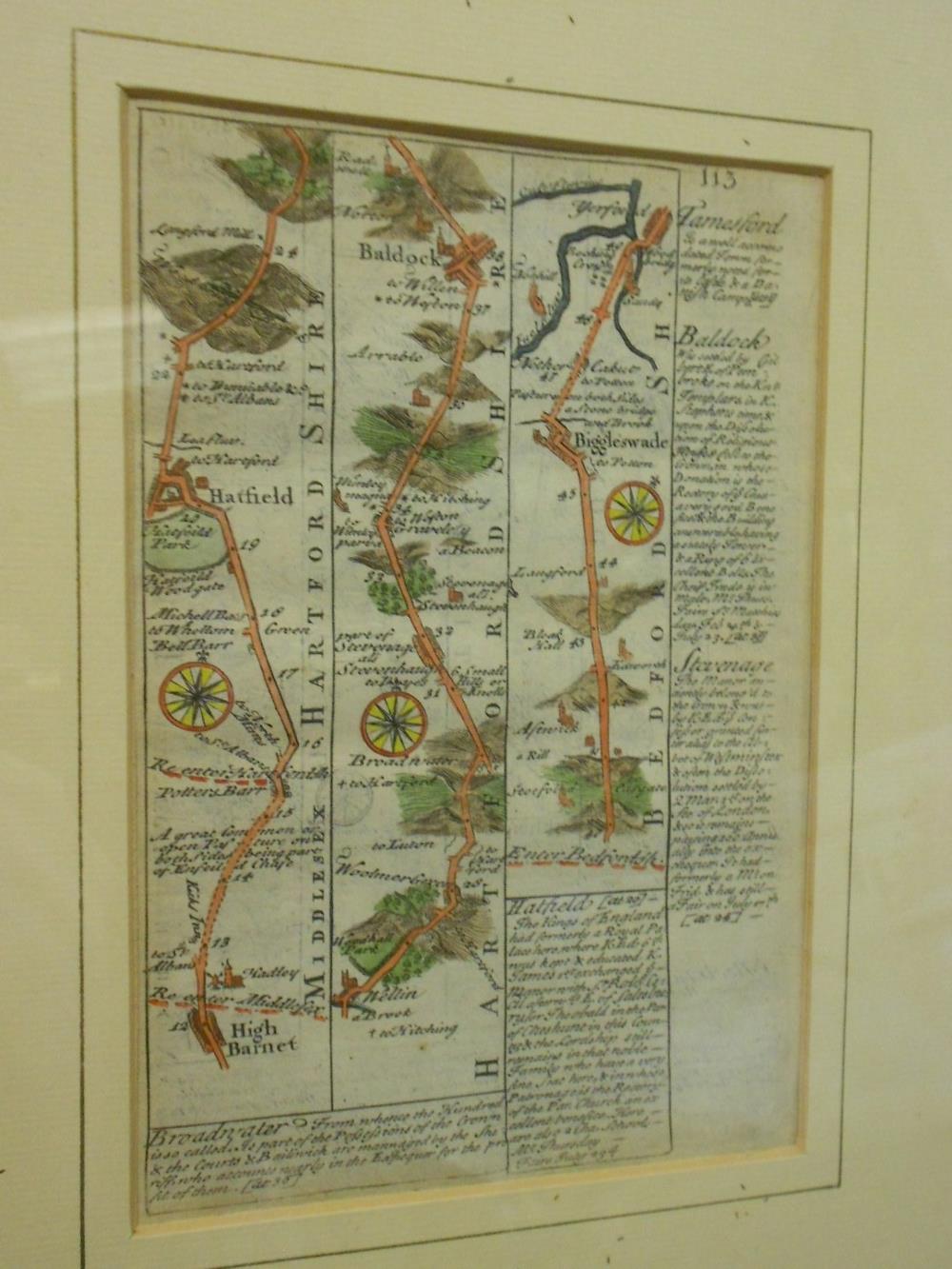 A collection of maps and plans of Bedfordshire and Hertfordshire, by Bowen, Moule, Drayton, - Image 2 of 6