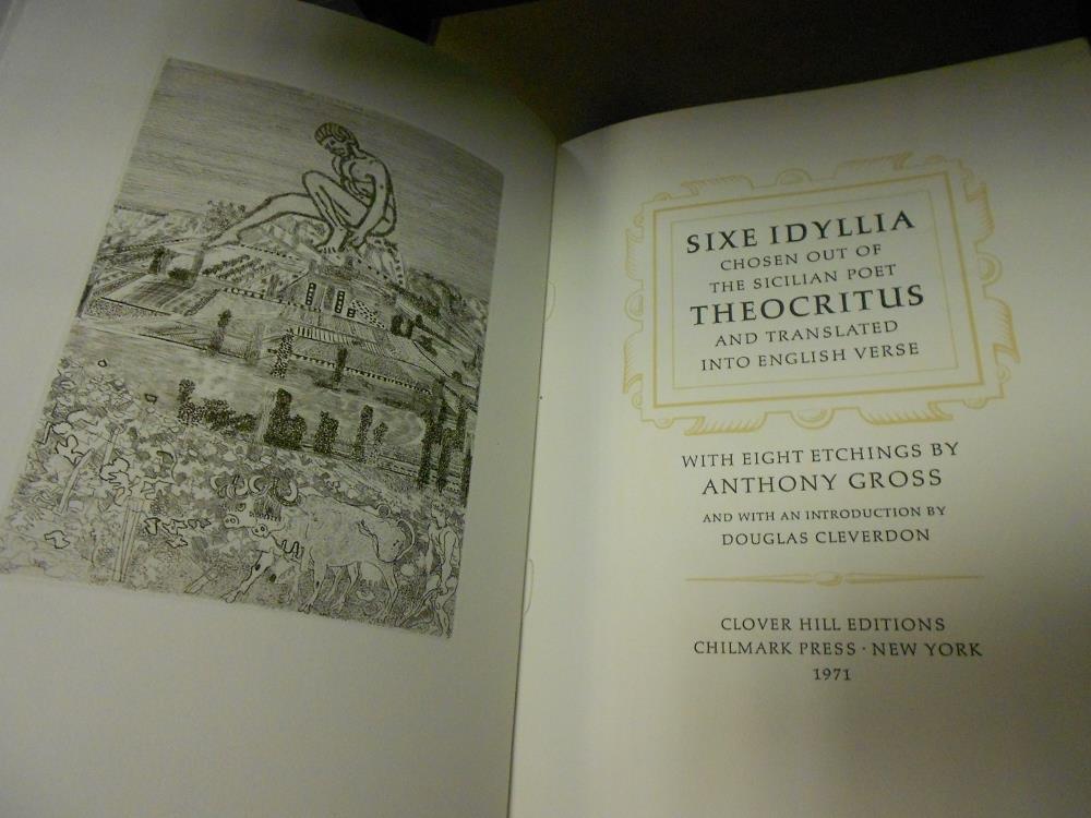 THEOCRITUS Sixe Idyllia, illustrated by Anthony Gross, Rampant Lions Press for Chilmark Press, New