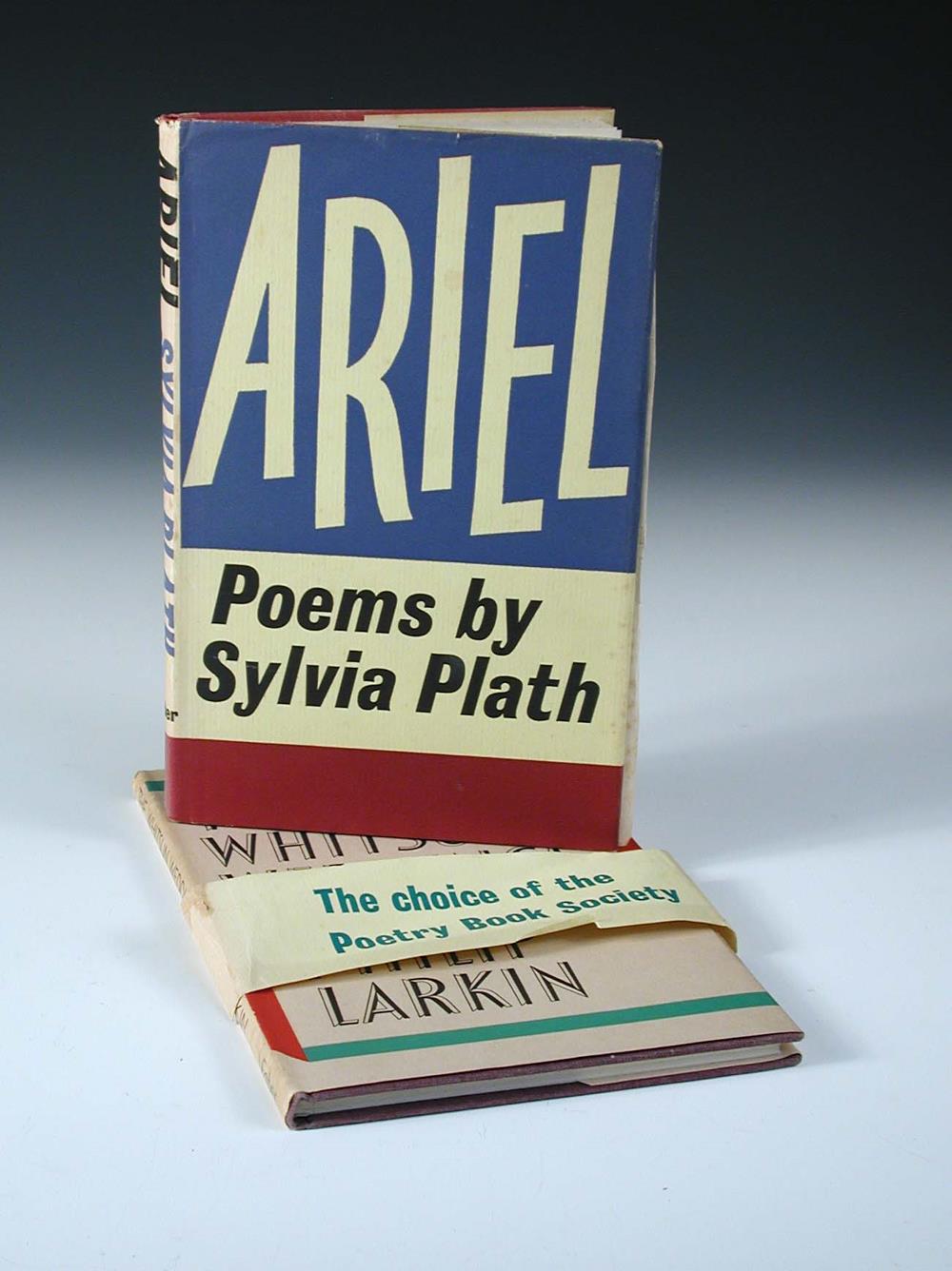 PLATH (Sylvia) Ariel. London: Faber and Faber, 1965, 8vo, first edition, red cloth lettered in gold,