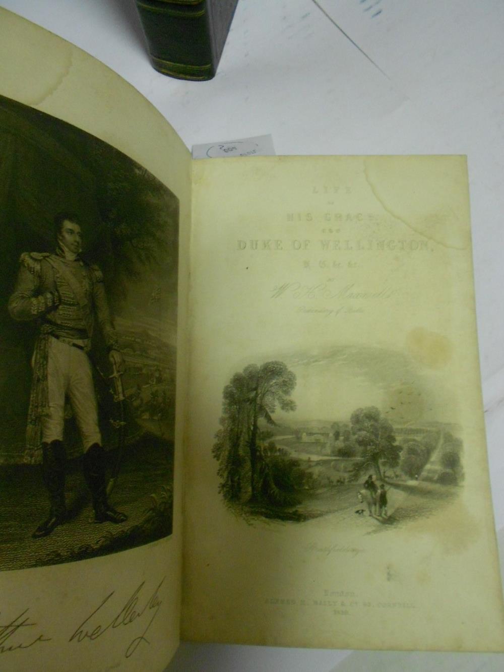 MAXWELL (W H) Life of his Grace the Duke of Wellington, 1839, in 3 vols., first edition, in - Image 2 of 2