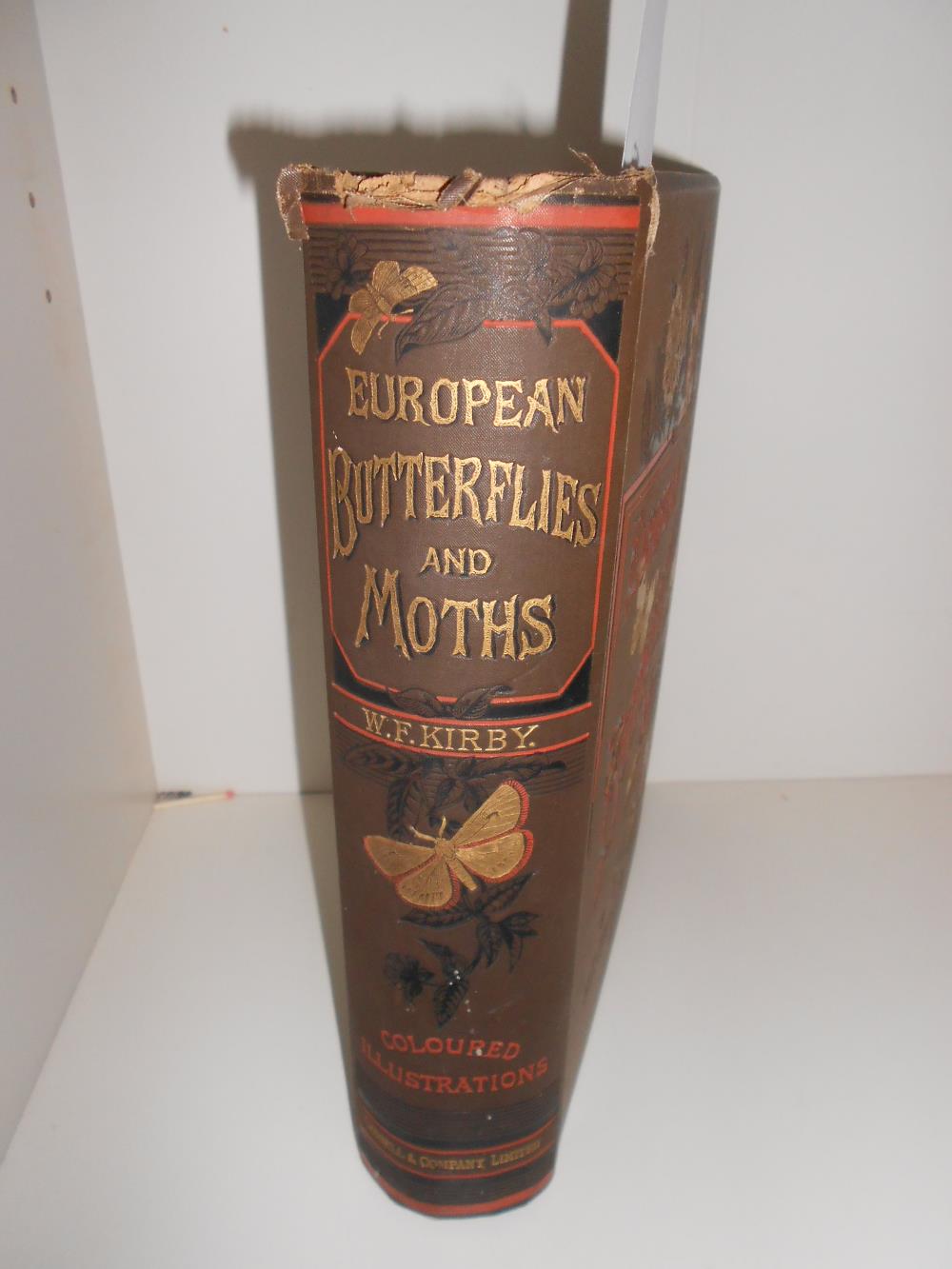 KIRBY (W F) European Butterflies and Moths, Cassell & Co 1889, 4to, 61 coloured plates, slight