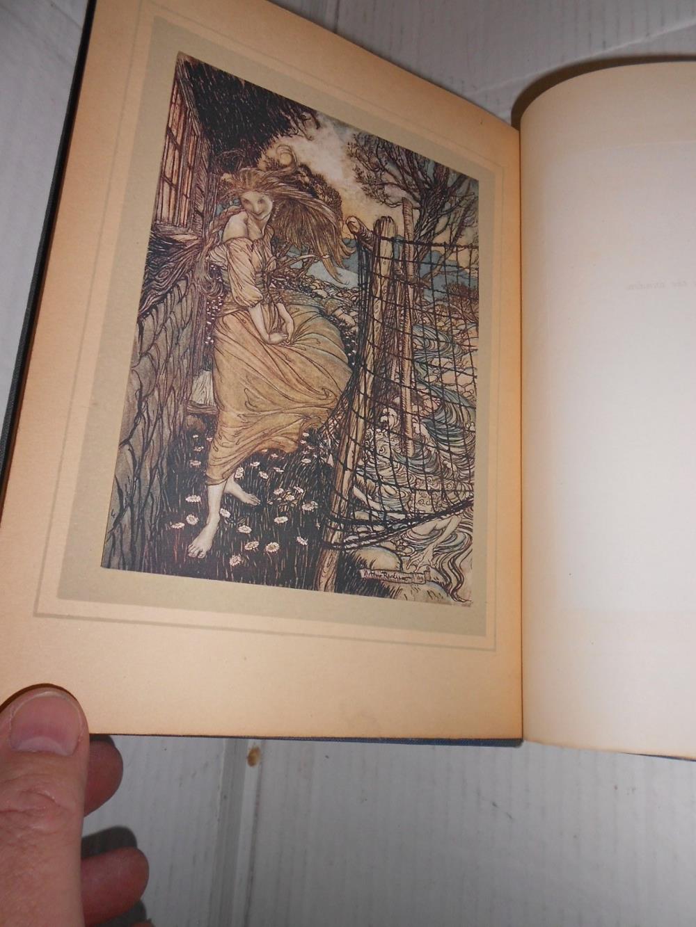 RACKHAM (Arthur, illustrator) Undine, London 1909, 1st edition, 4to, 15 tipped in colour plates, - Image 3 of 3