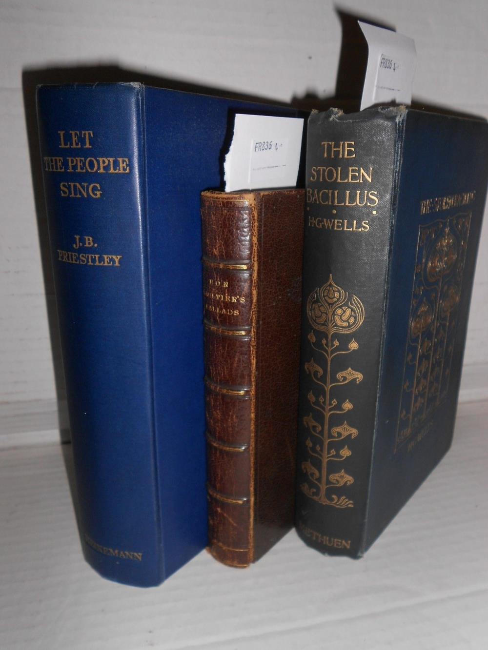 WELLS (H G) The Stolen Bacillus and other Incidents, first edition, Methuen 1895, 8vo, half-title, - Image 3 of 3