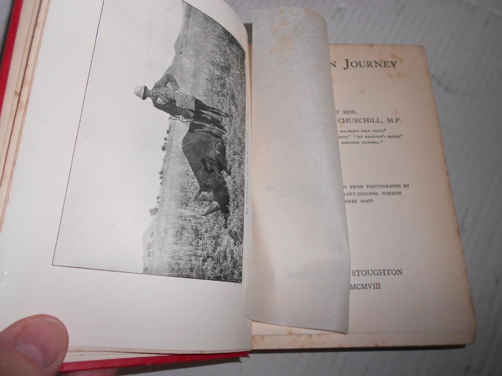 CHURCHILL (Winston Spencer) My African Journey, first edition, London 1908, plates and maps as - Image 3 of 4