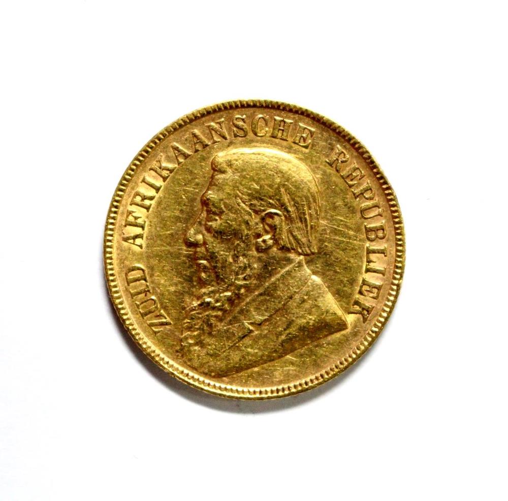 South Africa - gold 1 pond coin, 1896, VF - Image 2 of 2