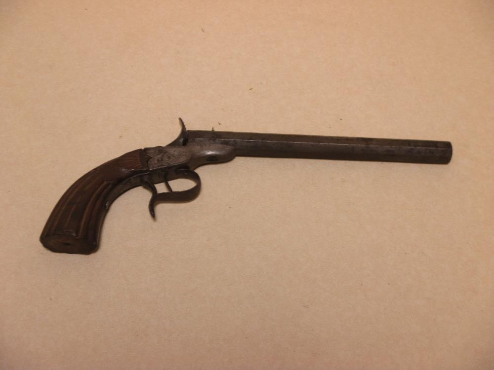 A Tower type flintlock pistol, 45cm; a Continental percussion pistol and an Eastern flintlock pistol - Image 4 of 4