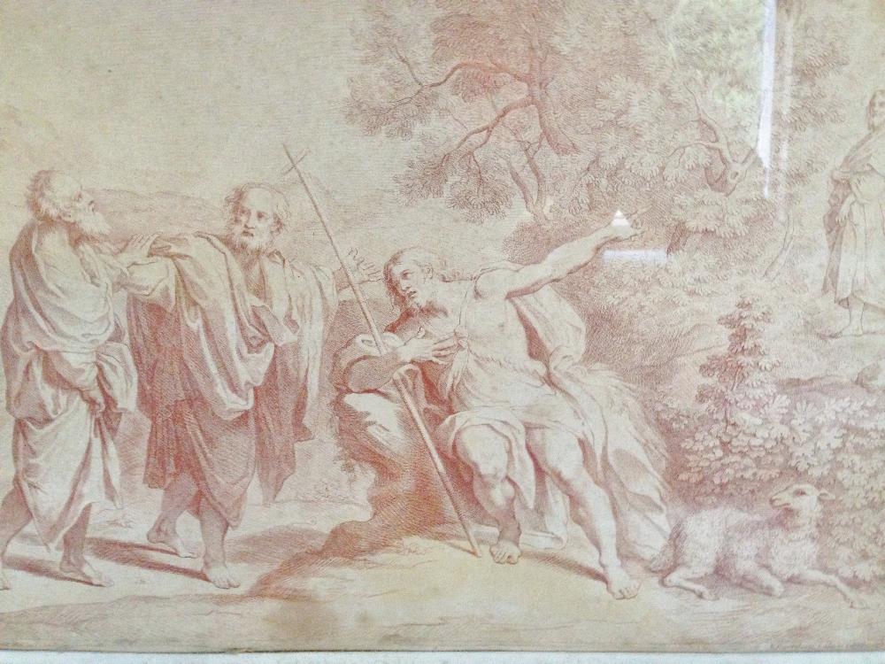 After Francesco Bartolozzi and Richard Earlom, Classical engravings; Jesus and the lamb (?), - Image 4 of 5