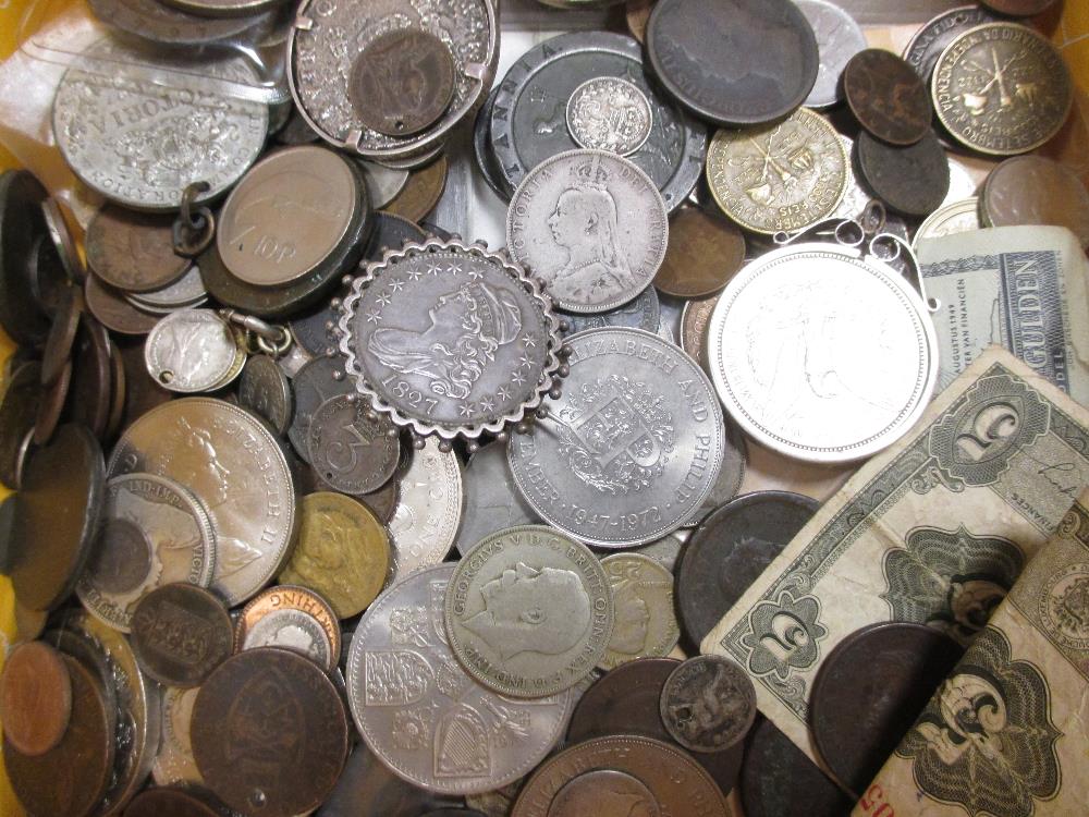 Various 19th century Great Britain Crowns, dollars together with a quantity of other Great Britain