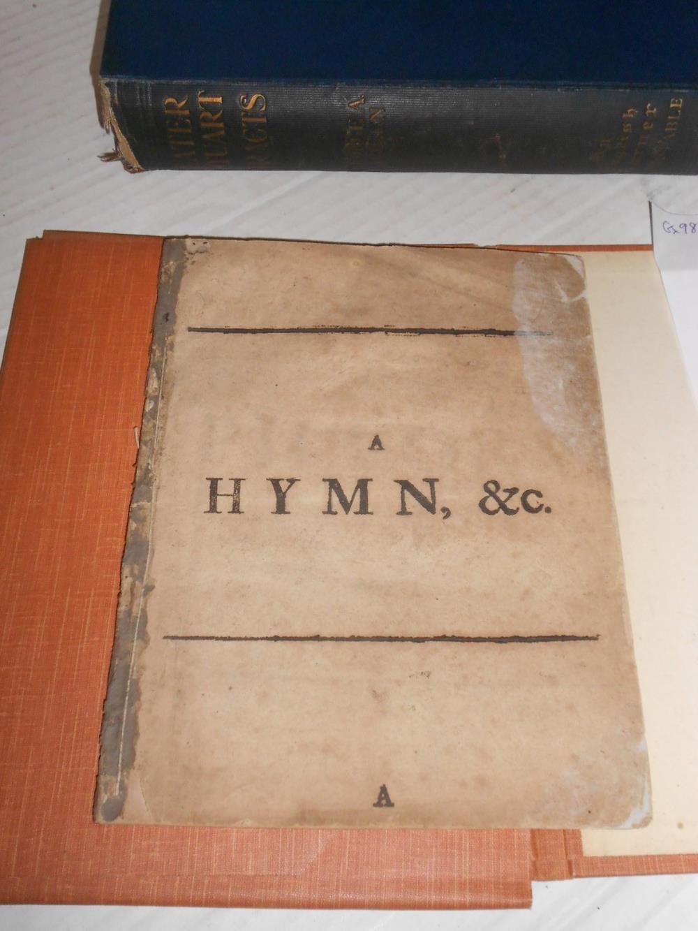 [DEFOE (Daniel)] A Hymn to the Pillory, second edition London [1703], 8vo, 24pp., half title, - Image 3 of 3