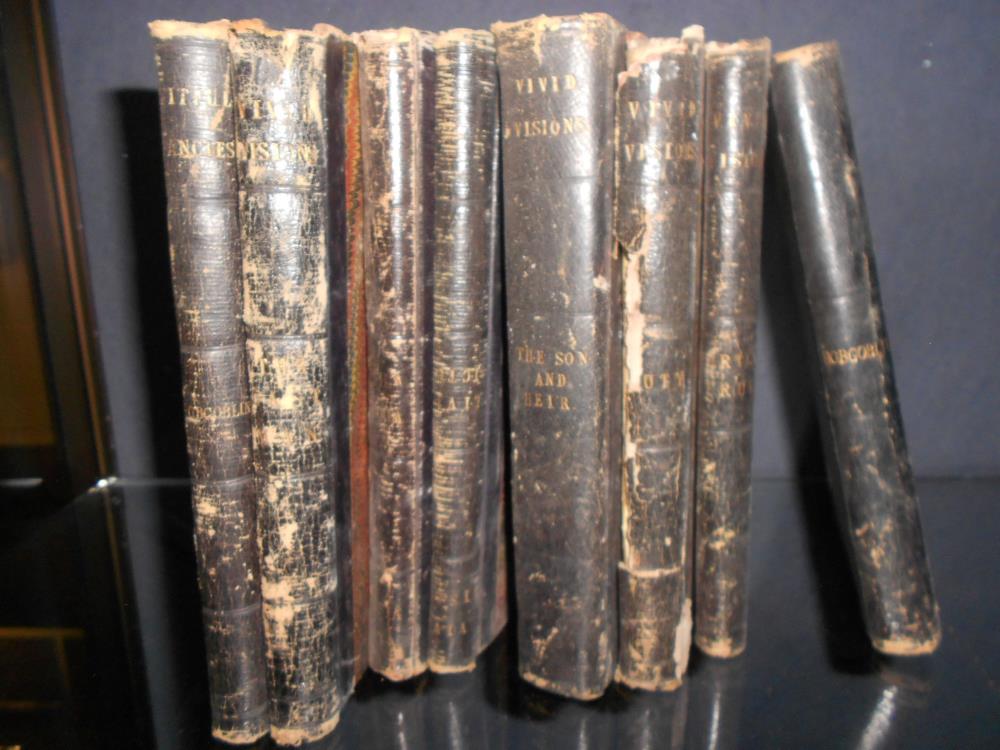 Collection of Victorian manuscript novels entitled 'Vivid Visions' and 'Fitful Fancies', circa