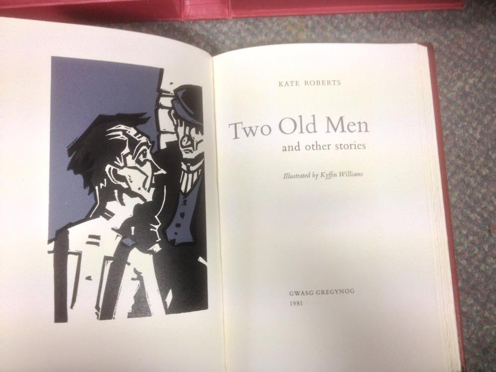 ROBERTS, (Kate) Two Old Men and Other Stories, illustrated by Kyffin Williams, Gregynog Press, 1981, - Image 3 of 9