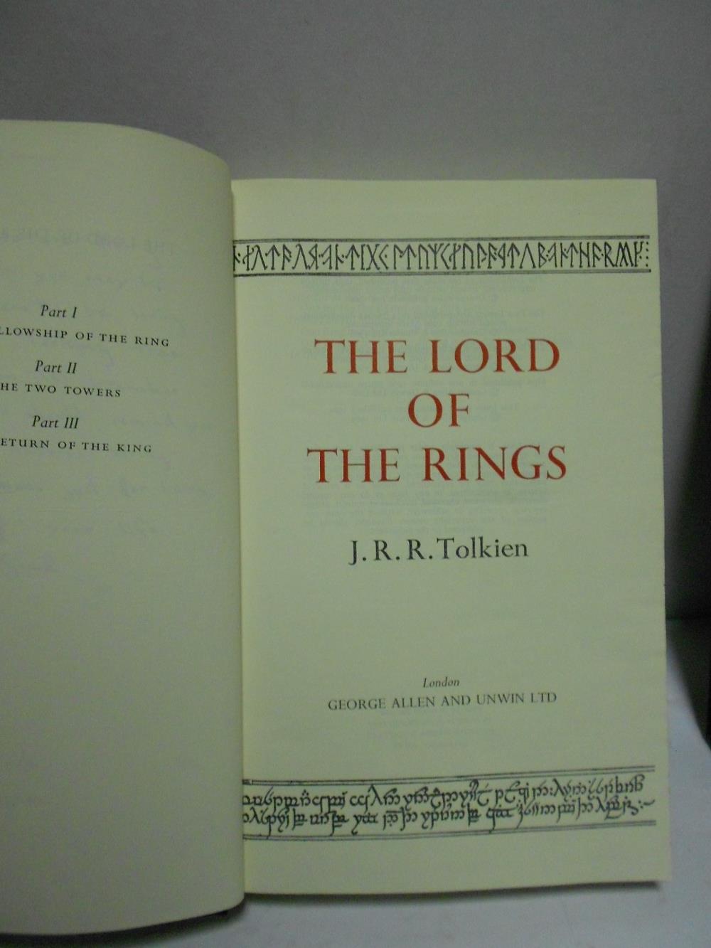 TOLKIEN (J.R.R.) The Lord of the Rings, 1969, 8vo, first single volume India paper edition, - Image 4 of 4