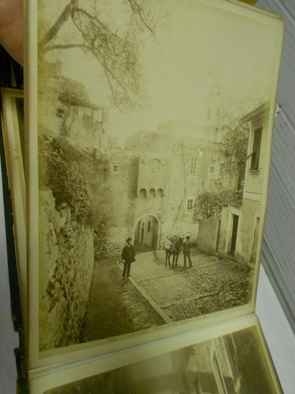 HOWARD (Dorothy, The Lady Henley) A photograph album dated 1894, oblong 4to, with mainly Italian