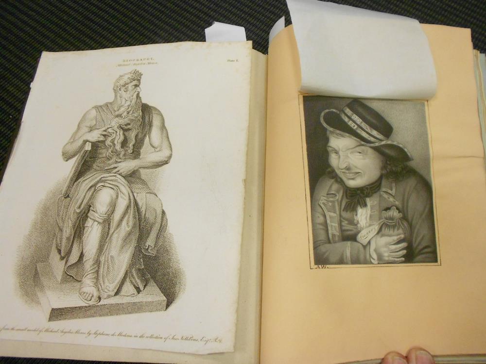 Five 'commonplace' albums, 19th and early 20th century, with watercolours, sketches, cuttings, - Image 5 of 9