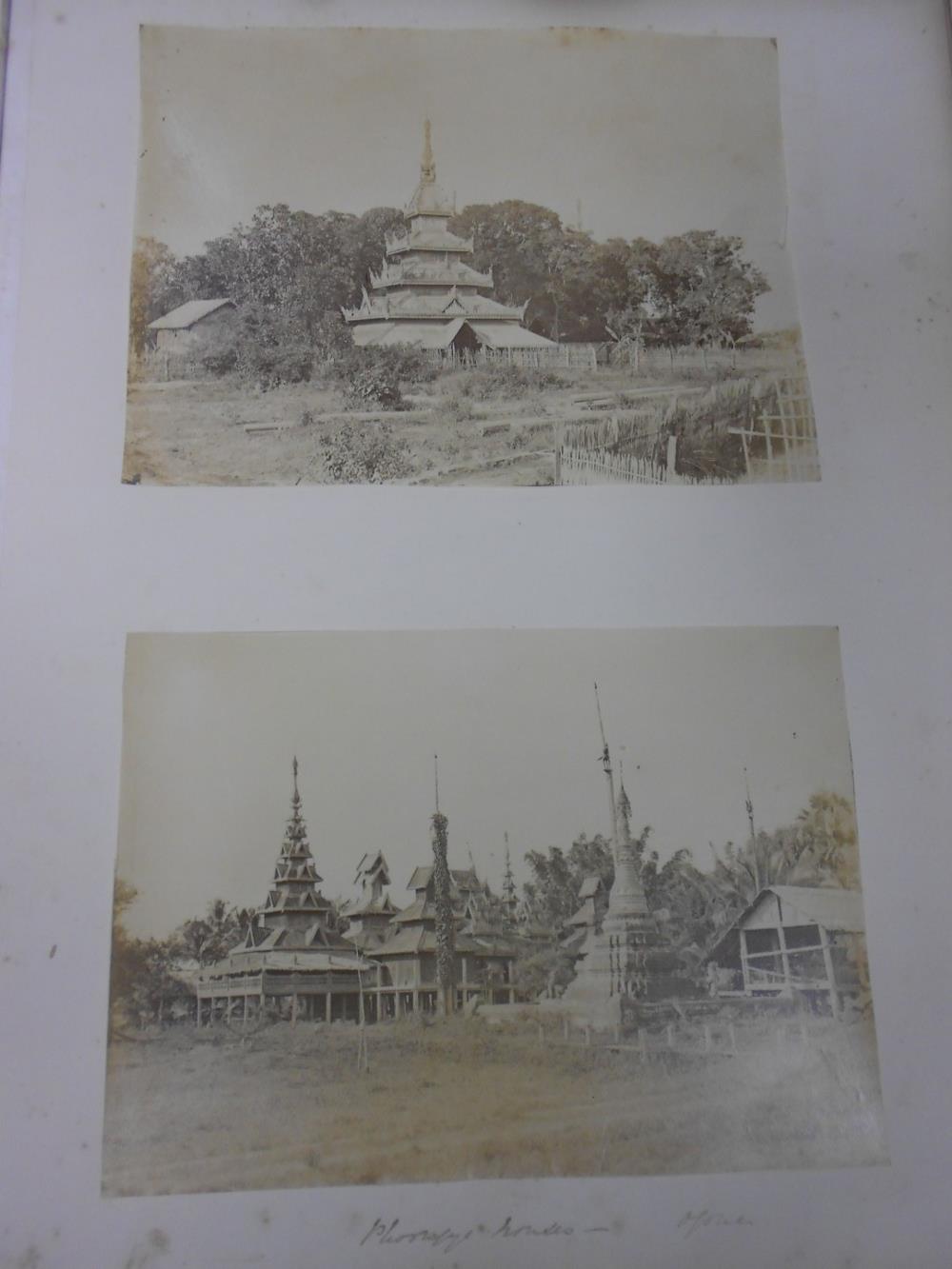 An album of Indian and Burmese watercolours, c.late 19th and early 20th century, to include - Image 5 of 10