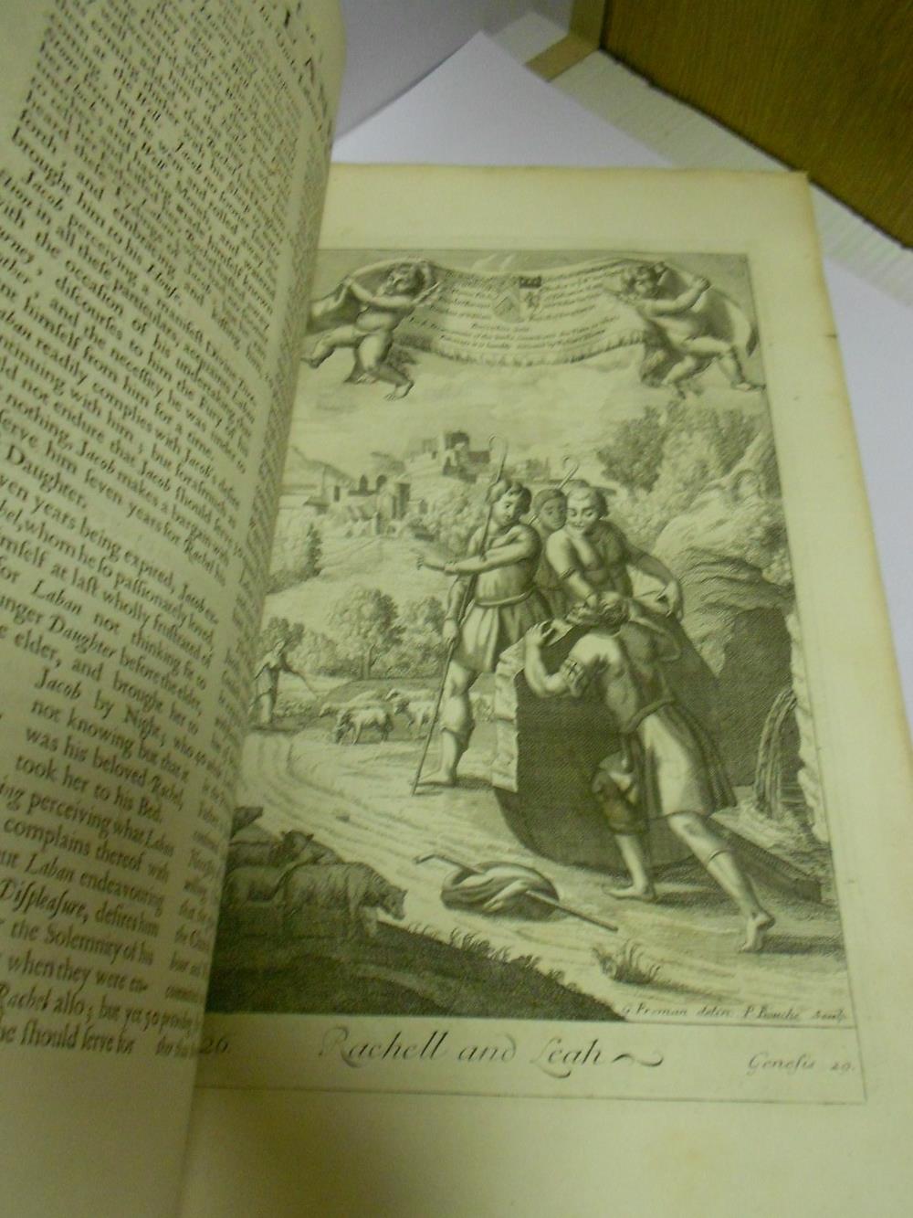 Prayer Book and Bible. Book of Common Prayer, 1728, folio, title damaged, bound with Bible title - Image 6 of 11