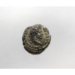 Caracalla (Antoninus) 212-217AD, silver denarius, obverse laureate bust, reverse Caracalla in