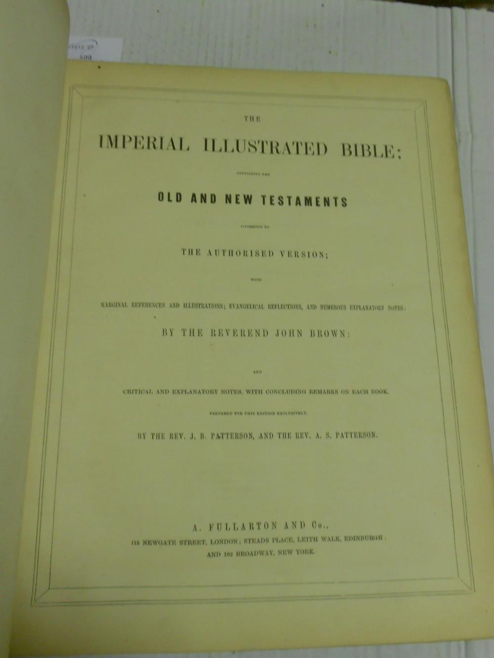 BIBLES. A Practical and Explanatory Commentary on the Old Testament, no date, J. Virtue, folio, fine - Image 3 of 6