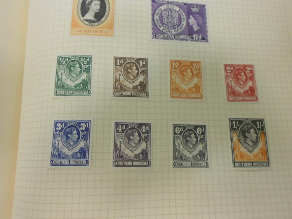 Stamps. A carrier containing a selection of stock books, FDCs, and many mint stamps in folder - Image 4 of 5