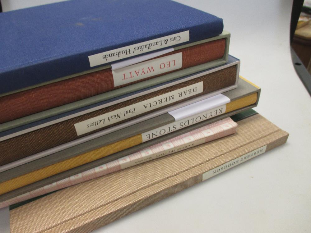 FLEECE Press Six volumes: Reynolds Stone (1992), Dear Mercia (1991), Leo Wyatt (1988), Cats & - Image 2 of 2