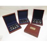 A 2005 Royal Mint Executive proof set, Nelson Crown - 1p together with a 1926-2006 proof set £5 -