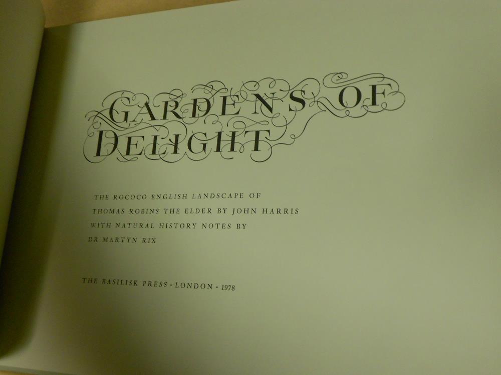 HARRIS (John) & Martyn RIX Gardens of Delight: The Rococo English landscape of Thomas Robins the - Image 2 of 3