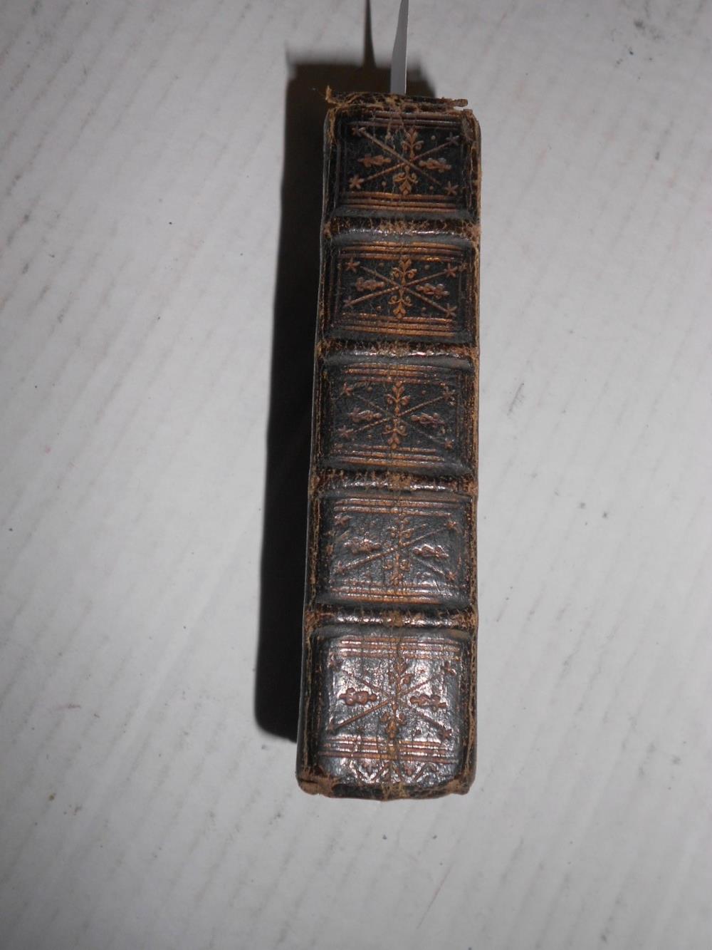 Bible. London: John Field 1658, 12mo, double column, red ruled, in two volumes, with contemporary - Image 3 of 5