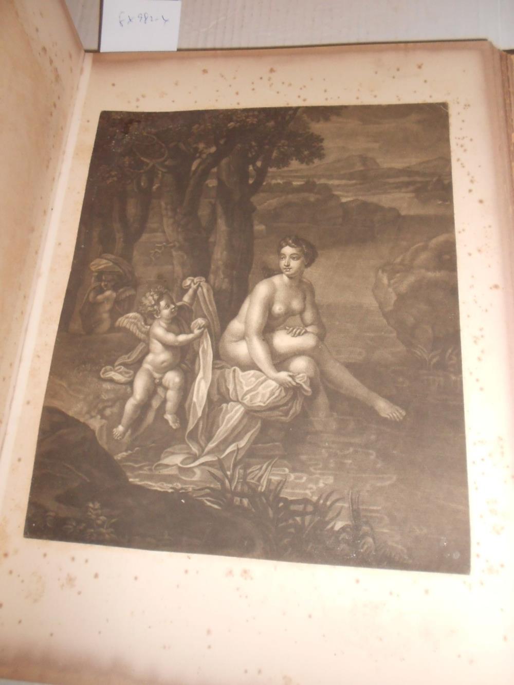 An album of prints and engravings, mainly late 18th and early 19th century figural subjects, - Image 2 of 6