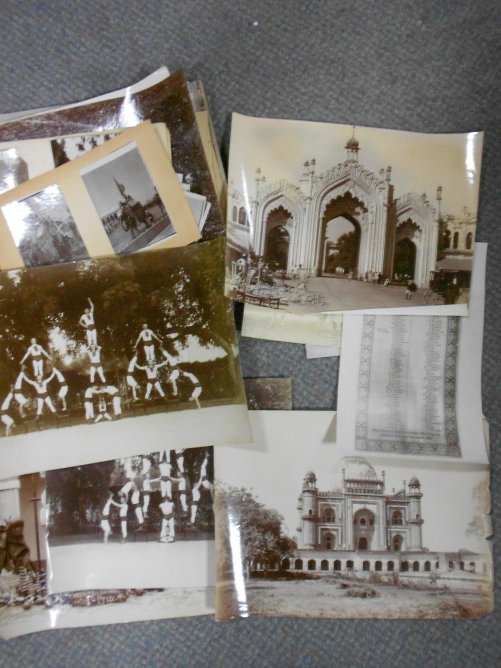 India c.1900, a collection of approximately 100 photographs and paper ephemera relating to India