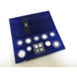 Royal Mint Millennium Silver Collection, £5 - 1p