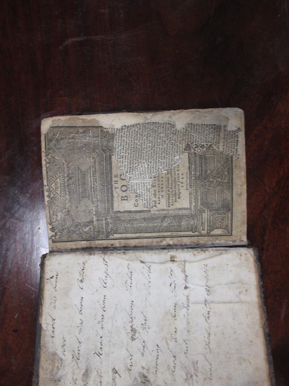 Bibles and Prayer Books. Oxford 1675, small 4to, incomplete; another for Robert Barker, London 1642, - Image 2 of 11