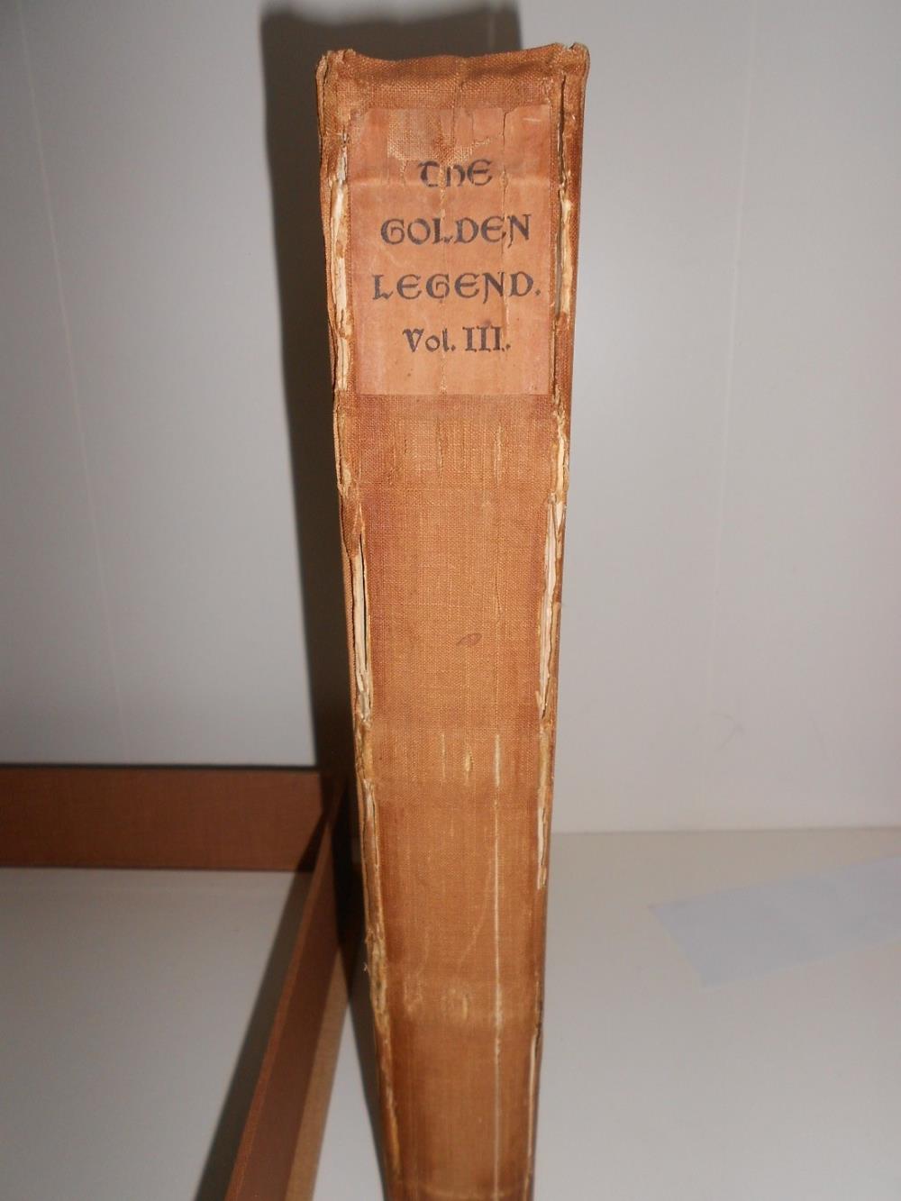VORAGINE (Jacobus de) The Golden Legend, translated by William Caxton, 3 volumes, Kelmscott Press, - Image 5 of 6