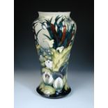 A large Moorcroft 'Lamia' pattern vase designed by Rachel Bishop, 1995, signed by John Moorcroft and