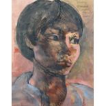 Donald Friend (Australian, 1915-1989) Portrait of Adung, a Balinese youth, 1977 signed upper